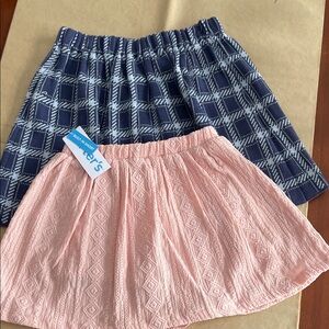 NWT / NWOT 4T Blue and Pink Skirt Bundle